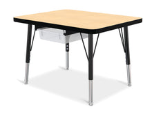 Load image into Gallery viewer, Berries® Rectangle Student Desk - 24" X 30", A-height - Maple/Black/Black - MMEE Distributors