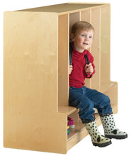 Load image into Gallery viewer, Jonti-Craft® Toddler 5 Section Coat Locker with Step - with Clear Cubbie-Trays - MMEE Distributors