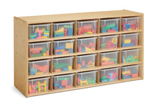 Load image into Gallery viewer, Young Time® 20 Cubbie-Tray Storage - with Clear Bins - MMEE Distributors