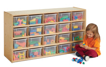 Load image into Gallery viewer, Young Time® 20 Cubbie-Tray Storage - with Clear Bins - MMEE Distributors