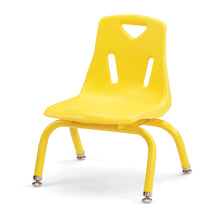 Load image into Gallery viewer, Berries® Stacking Chairs with Powder-Coated Legs - 8" Ht - Set of 6 - Yellow - MMEE Distributors