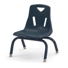 Load image into Gallery viewer, Berries® Stacking Chairs with Powder-Coated Legs - 8" Ht - Set of 6 - Navy - MMEE Distributors
