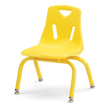 Load image into Gallery viewer, Berries® Stacking Chair with Powder-Coated Legs - 10" Ht - Yellow - MMEE Distributors