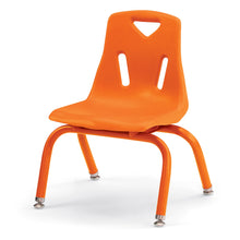 Load image into Gallery viewer, Berries® Stacking Chairs with Powder-Coated Legs - 10" Ht - Set of 6 - Orange - MMEE Distributors