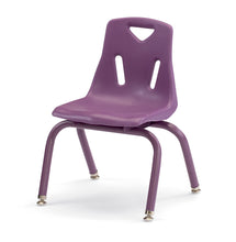 Load image into Gallery viewer, Berries® Stacking Chairs with Powder-Coated Legs - 12" Ht - Set of 6 - Navy - MMEE Distributors