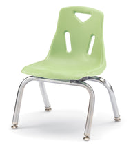 Load image into Gallery viewer, Berries® Stacking Chair with Chrome-Plated Legs - 10" Ht - Key Lime - MMEE Distributors