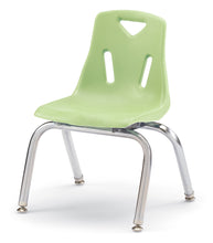 Load image into Gallery viewer, Berries® Stacking Chair with Chrome-Plated Legs - 12" Ht - Set of 6 - Key Lime - MMEE Distributors