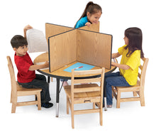 Load image into Gallery viewer, Berries® Study Carrel - 4 Carrels - Small - Oak/Black - MMEE Distributors