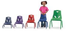 Load image into Gallery viewer, Berries® Stacking Chair with Powder-Coated Legs - 12" Ht - Red - MMEE Distributors