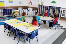 Load image into Gallery viewer, Berries® Stacking Chair with Powder-Coated Legs - 10" Ht - Blue - MMEE Distributors