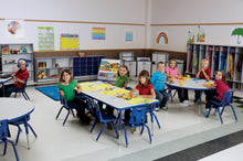 Load image into Gallery viewer, Berries® Stacking Chair with Powder-Coated Legs - 8" Ht - Blue - MMEE Distributors