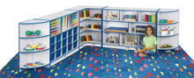 Load image into Gallery viewer, Rainbow Accents® Toddler Inside Corner Storage- Blue - MMEE Distributors