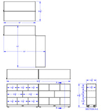 Load image into Gallery viewer, Rainbow Accents® Super-Sized Fold-n-Lock - Navy - MMEE Distributors