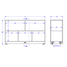 Load image into Gallery viewer, MapleWave® Low Single Mobile Storage Unit - MMEE Distributors