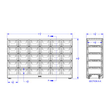 Load image into Gallery viewer, Jonti-Craft® 30 Cubbie-Tray Mobile Storage - with Clear Trays - MMEE Distributors