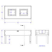 Load image into Gallery viewer, Jonti-Craft® Toddler 2 Tub Sensory Table - MMEE Distributors