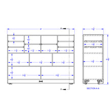 Load image into Gallery viewer, Jonti-Craft® Super-Sized Combo Mobile Storage Unit - with Clear Bins - MMEE Distributors