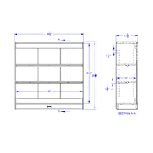 Load image into Gallery viewer, Rainbow Accents® Short Bookcase - Black - RTA - MMEE Distributors
