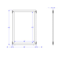 Load image into Gallery viewer, KYDZ Suite® Panel - A-height - 24" Wide - See-Thru - MMEE Distributors