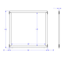 Load image into Gallery viewer, KYDZ Suite® Panel - A-height - 36" Wide - Write-n-Wipe - MMEE Distributors