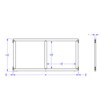 Load image into Gallery viewer, KYDZ Suite® Panel - T-height - 48" Wide - Write-n-Wipe - MMEE Distributors