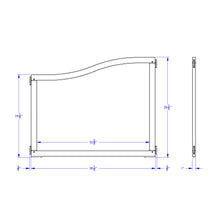 Load image into Gallery viewer, KYDZ Suite® Cascade Panel - E to T-height - 36" Wide - Magnetic Write-n-Wipe - MMEE Distributors