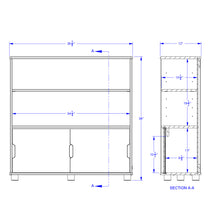 Load image into Gallery viewer, TrueModern® Two-shelf Bookcase - MMEE Distributors