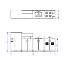 Load image into Gallery viewer, Rainbow Accents® Culinary Creations Kitchen 4 Piece Set - Green - MMEE Distributors