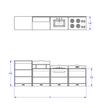 Load image into Gallery viewer, Rainbow Accents® Toddler Kitchen 4 Piece Set - Red - MMEE Distributors
