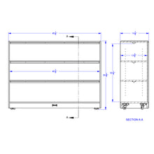 Load image into Gallery viewer, Rainbow Accents® Super-Sized Adjustable Bookcase - Red - MMEE Distributors