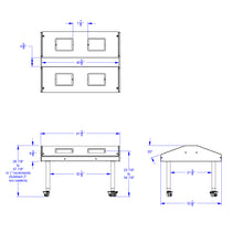 Load image into Gallery viewer, Jonti-Craft® Quad Tablet Table - Mobile - MMEE Distributors