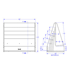 Load image into Gallery viewer, Rainbow Accents® Pick-a-Book Stand - Navy - MMEE Distributors