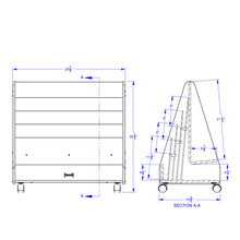 Load image into Gallery viewer, Rainbow Accents® Pick-a-Book Stand - Mobile - Black - MMEE Distributors