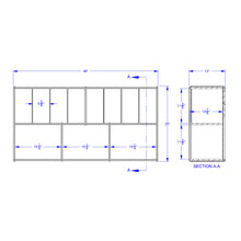 Load image into Gallery viewer, Rainbow Accents® Diaper Organizer - Navy - MMEE Distributors