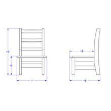 Load image into Gallery viewer, Jonti-Craft® KYDZ Ladderback Chair Pair - 8" Height - MMEE Distributors