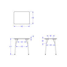 Load image into Gallery viewer, Berries® Rectangle Student Desk - 24" X 30", A-height - Maple/Black/Black - MMEE Distributors