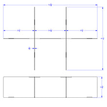 Load image into Gallery viewer, Jonti-Craft® See-Thru Table Divider Shields - 6 Station - 70.5" x 47.5" x 16" - MMEE Distributors