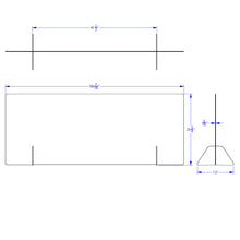 Load image into Gallery viewer, Jonti-Craft® See-Thru Table Divider Shields - Center Divider - 59.5" x 12" x 24" - MMEE Distributors