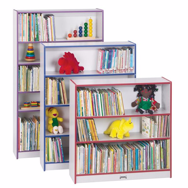 Rainbow Accents® Short Bookcase - Black - RTA - MMEE Distributors