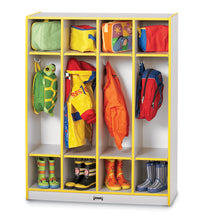 Load image into Gallery viewer, Rainbow Accents® 4 Section Coat Locker - Yellow - MMEE Distributors

