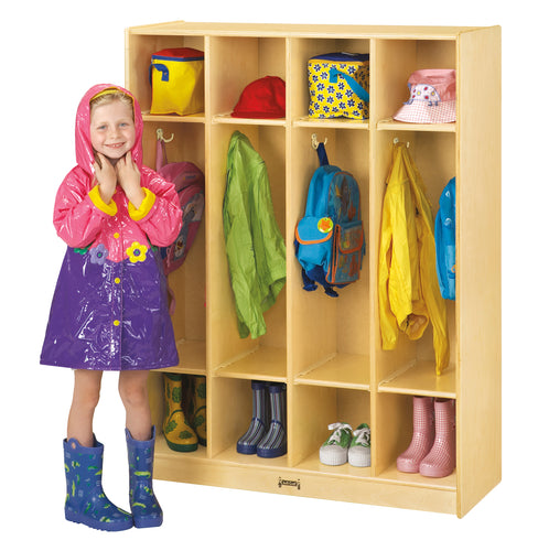 Jonti-Craft® 4 Section Coat Locker - MMEE Distributors