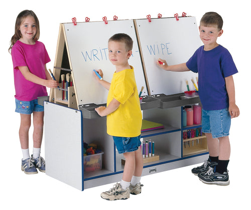 Rainbow Accents® 4 Station Art Center - Blue - MMEE Distributors