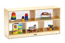 Load image into Gallery viewer, Jonti-Craft® Toddler Single Mobile Storage Unit - See-Thru Back - MMEE Distributors
