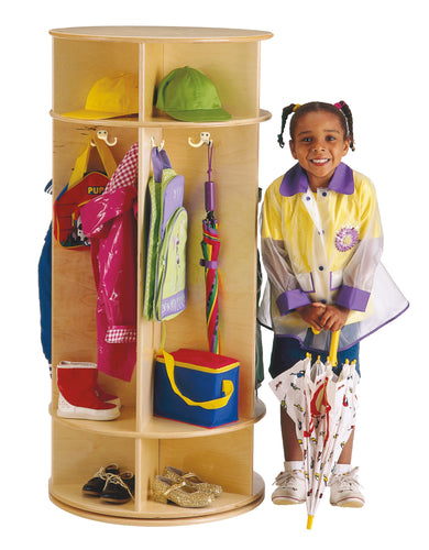 Jonti-Craft® Revolving 5 Section Coat Locker - MMEE Distributors