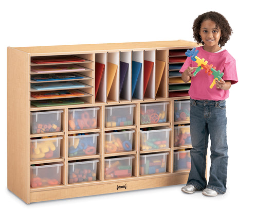 MapleWave® Sectional Cubbie-Tray Mobile Unit - without Trays - MMEE Distributors