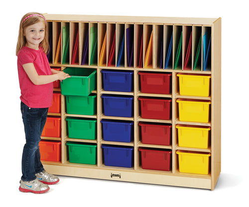 Jonti-Craft® Classroom Organizer - with Colored Cubbie-Trays - MMEE Distributors