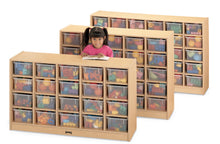 Load image into Gallery viewer, MapleWave® 30 Cubbie-Tray Mobile Storage - with Clear Trays - MMEE Distributors
