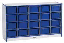 Load image into Gallery viewer, Rainbow Accents® 20 Cubbie-Tray Mobile Storage - without Trays - Purple - MMEE Distributors
