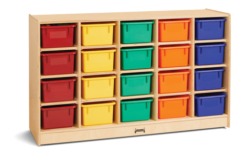 Jonti-Craft® 20 Cubbie-Tray Mobile Storage - without Trays - MMEE Distributors