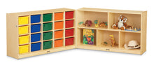 Load image into Gallery viewer, Jonti-Craft® 20 Cubbie-Tray Fold-n-Lock - with Colored Trays - MMEE Distributors
